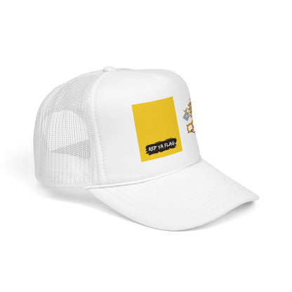 Vatican City Flag Foam Trucker Hat | Rep Ya Flag design