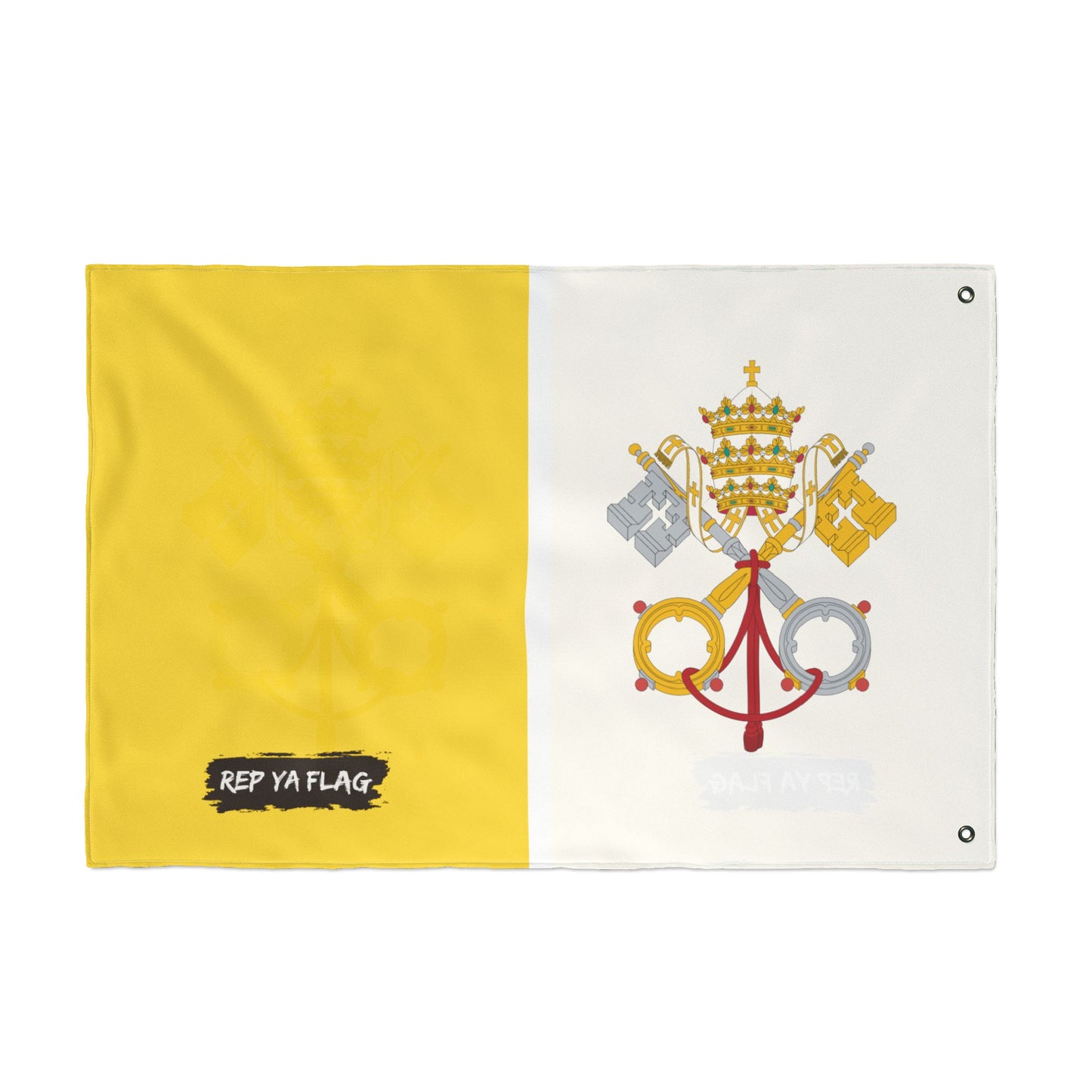 Vatican City Flag Garden Banner | Double-Sided Outdoor Flag | Rep Ya Flag