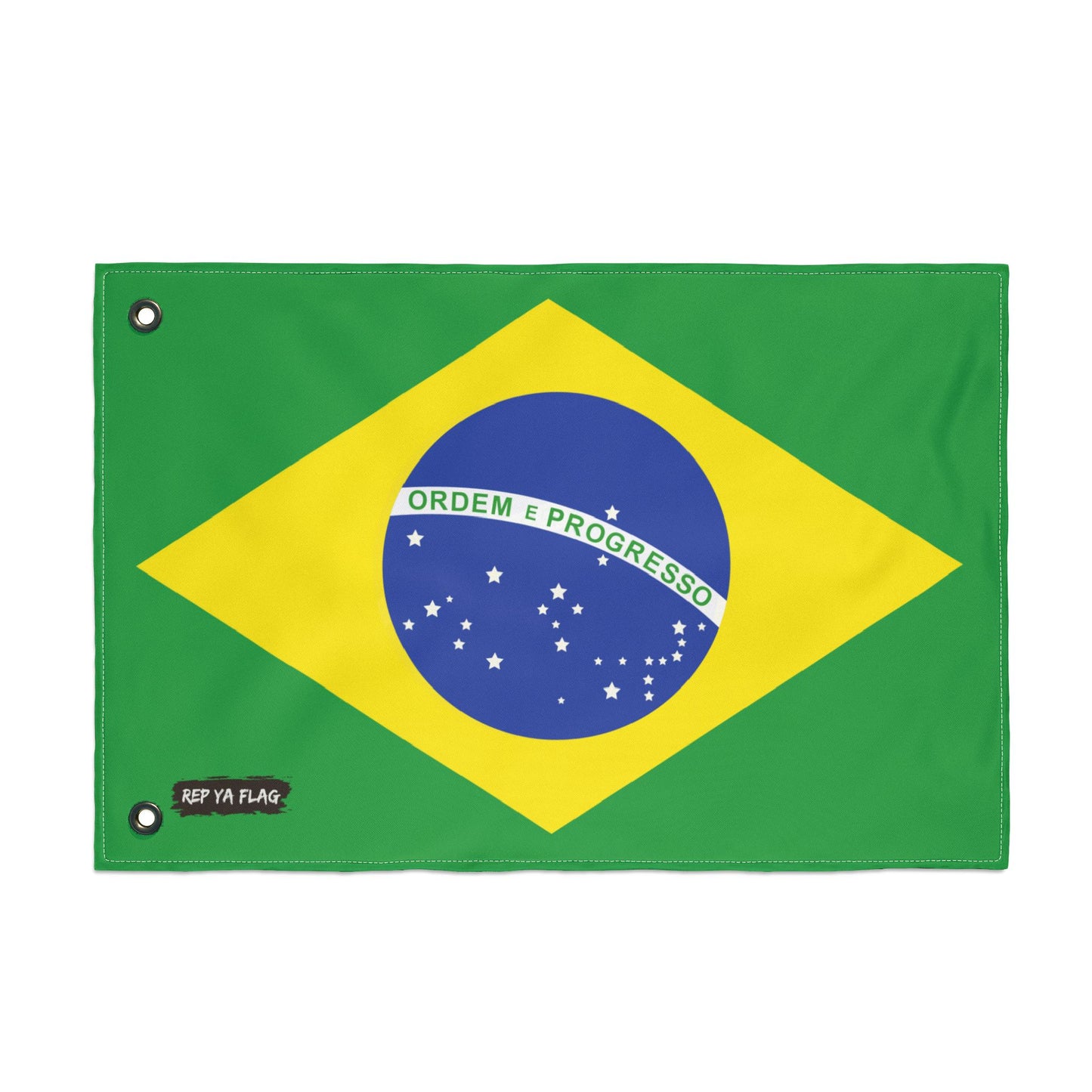 Brazil Flag Garden Banner | Double Sided Outdoor Flag | Rep Ya Flag