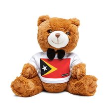 Timor-Leste Teddy Bear | East Timor Flag Plush | Timorese Gift | Cultural Stuffed Animal | Heritage Keepsake Bear