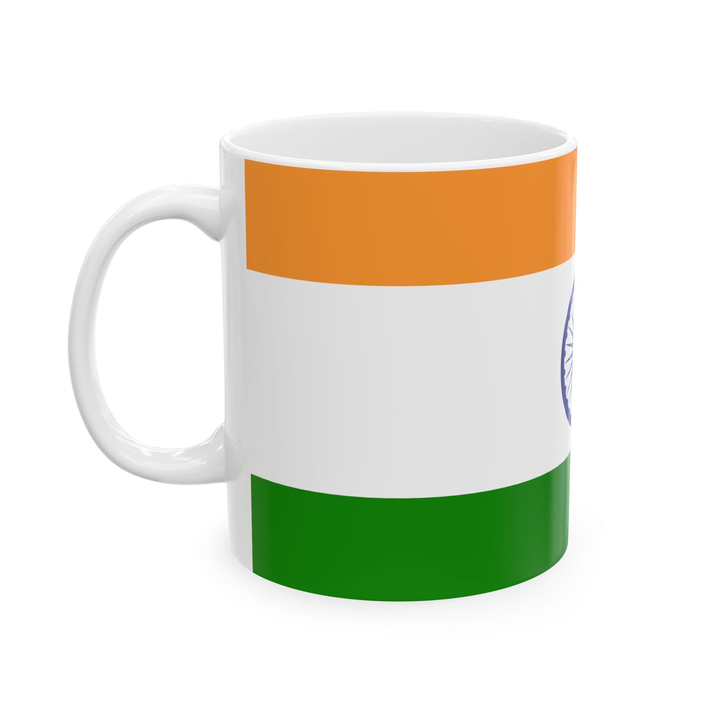 India Flag Coffee Tea Mug 11oz 15oz | Rep Ya Flag Ceramic Mug