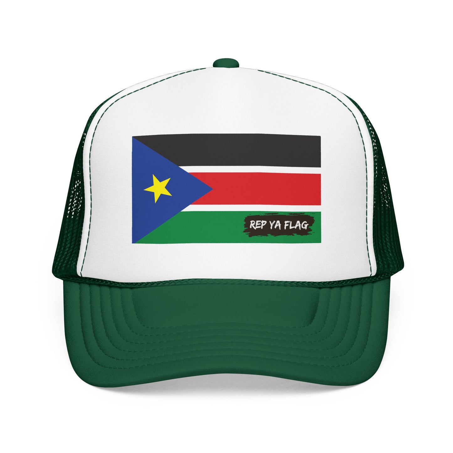 South Sudan Flag Foam Trucker Hat | Rep Ya Flag