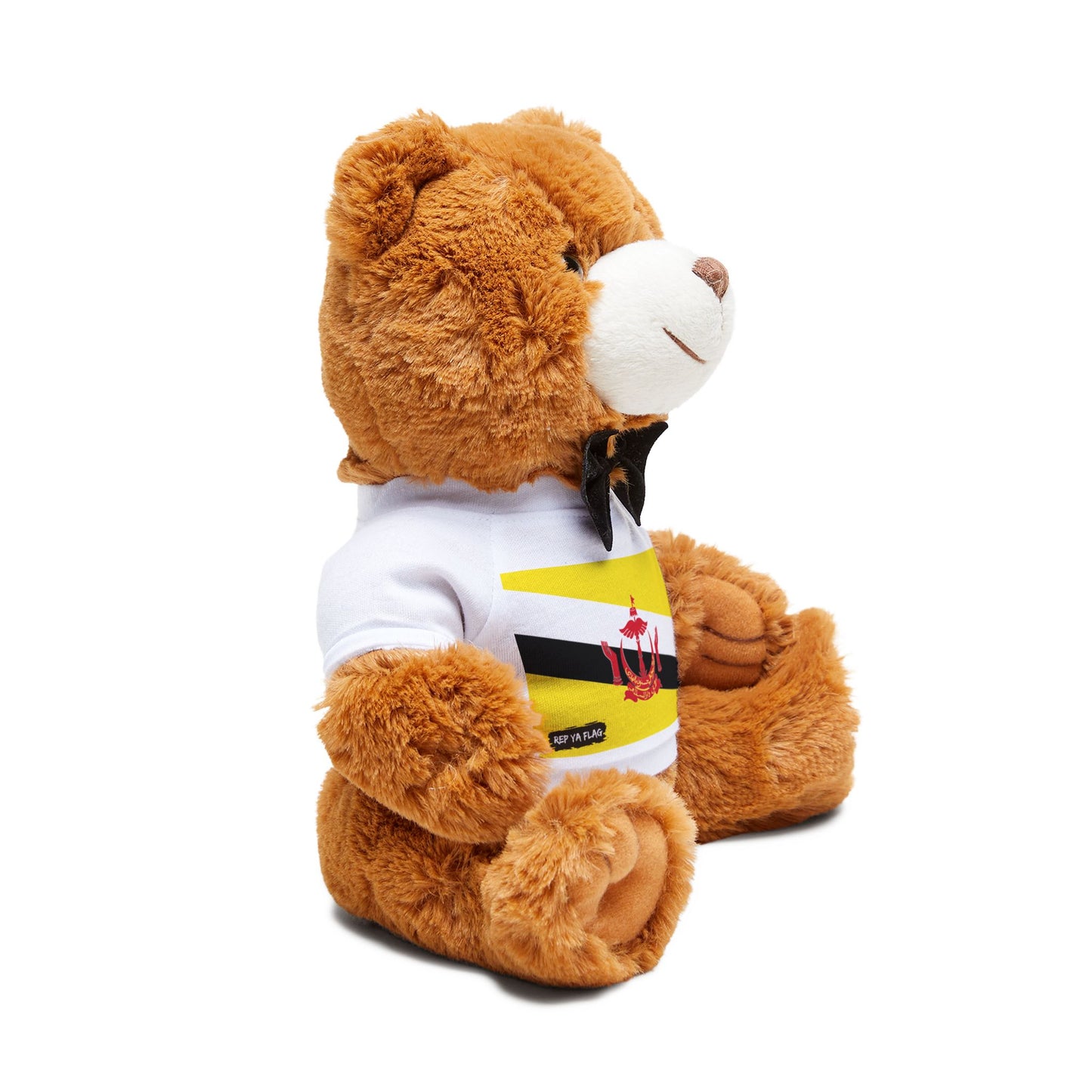 Brunei Flag Teddy Bear | Bruneian Heritage Plush Gift | Rep Ya Flag