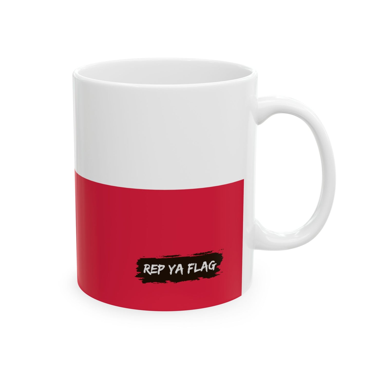 Poland Flag Coffee Tea Mug 11oz 15oz | Rep Ya Flag Ceramic Mug