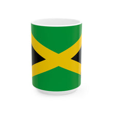 Jamaica Flag Coffee Tea Mug 11oz 15oz | Rep Ya Flag Ceramic Mug