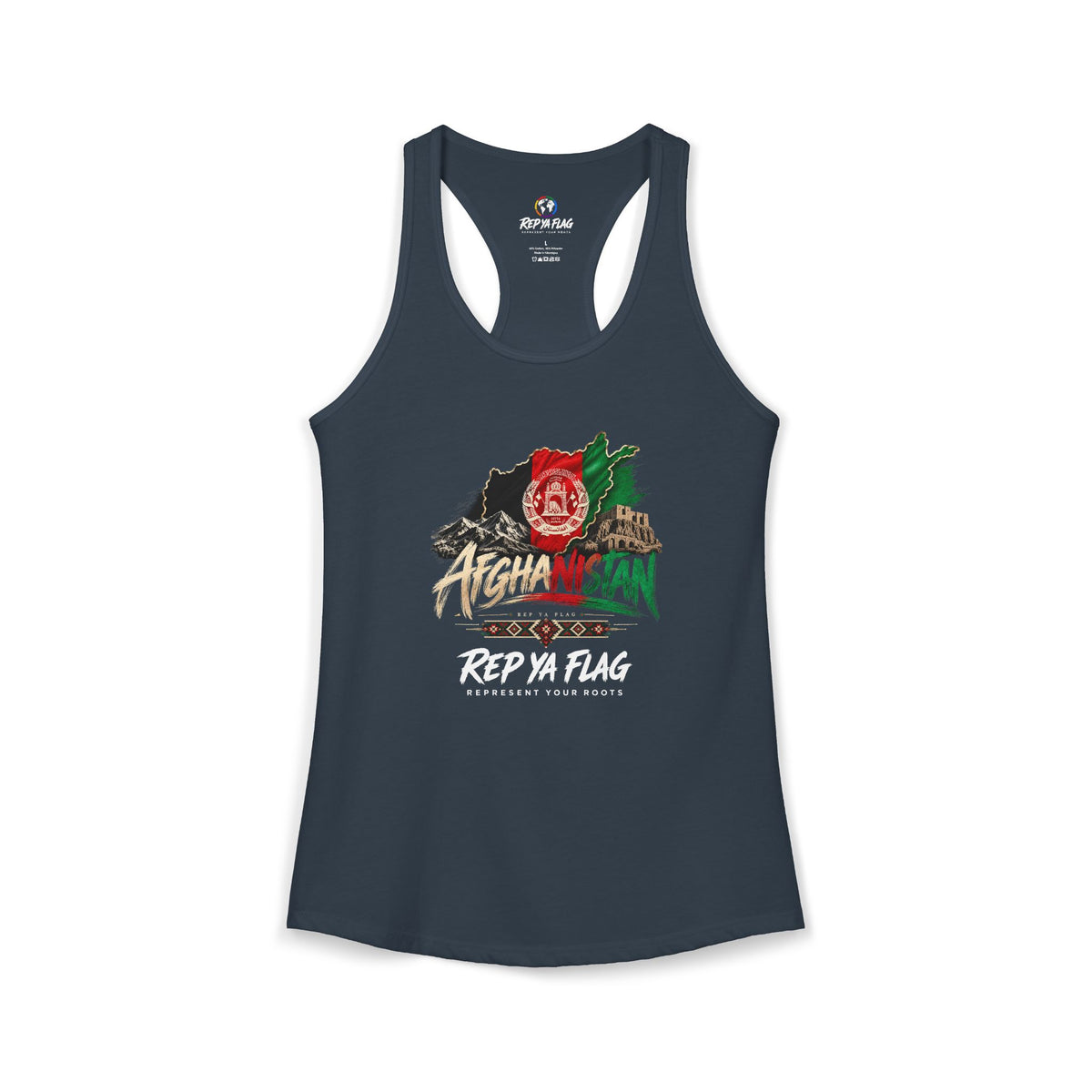 Afghanistan Women’s Racerback Tank – Lightweight Pride