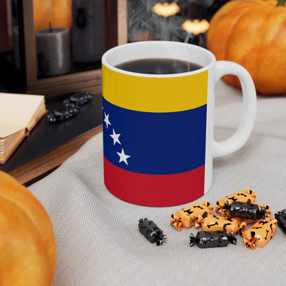 Venezuela Flag Coffee Tea Mug 11oz 15oz | Rep Ya Flag Ceramic Mug