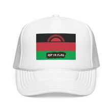 Malawi Flag Foam Trucker Hat | Malawian Pride Snapback Cap | Rep Ya Flag