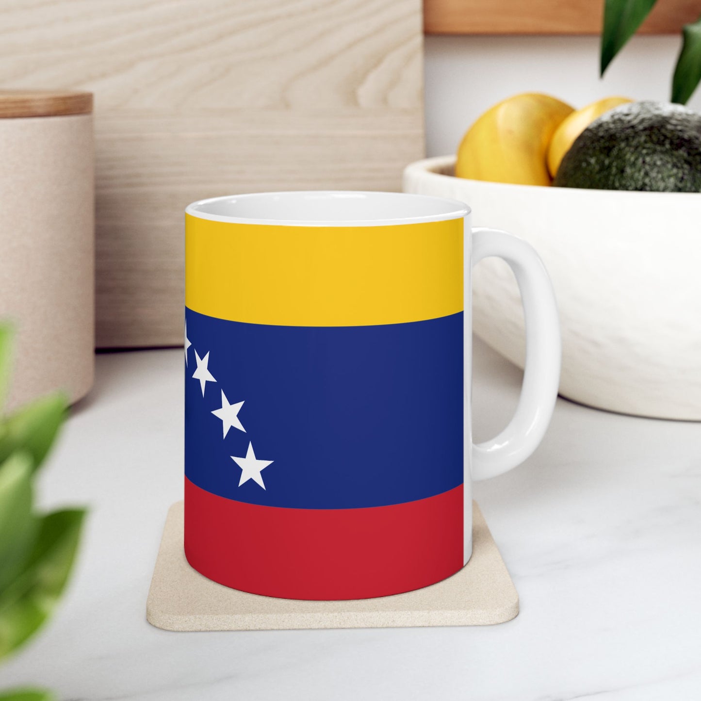 Venezuela Flag Coffee Tea Mug 11oz 15oz | Rep Ya Flag Ceramic Mug