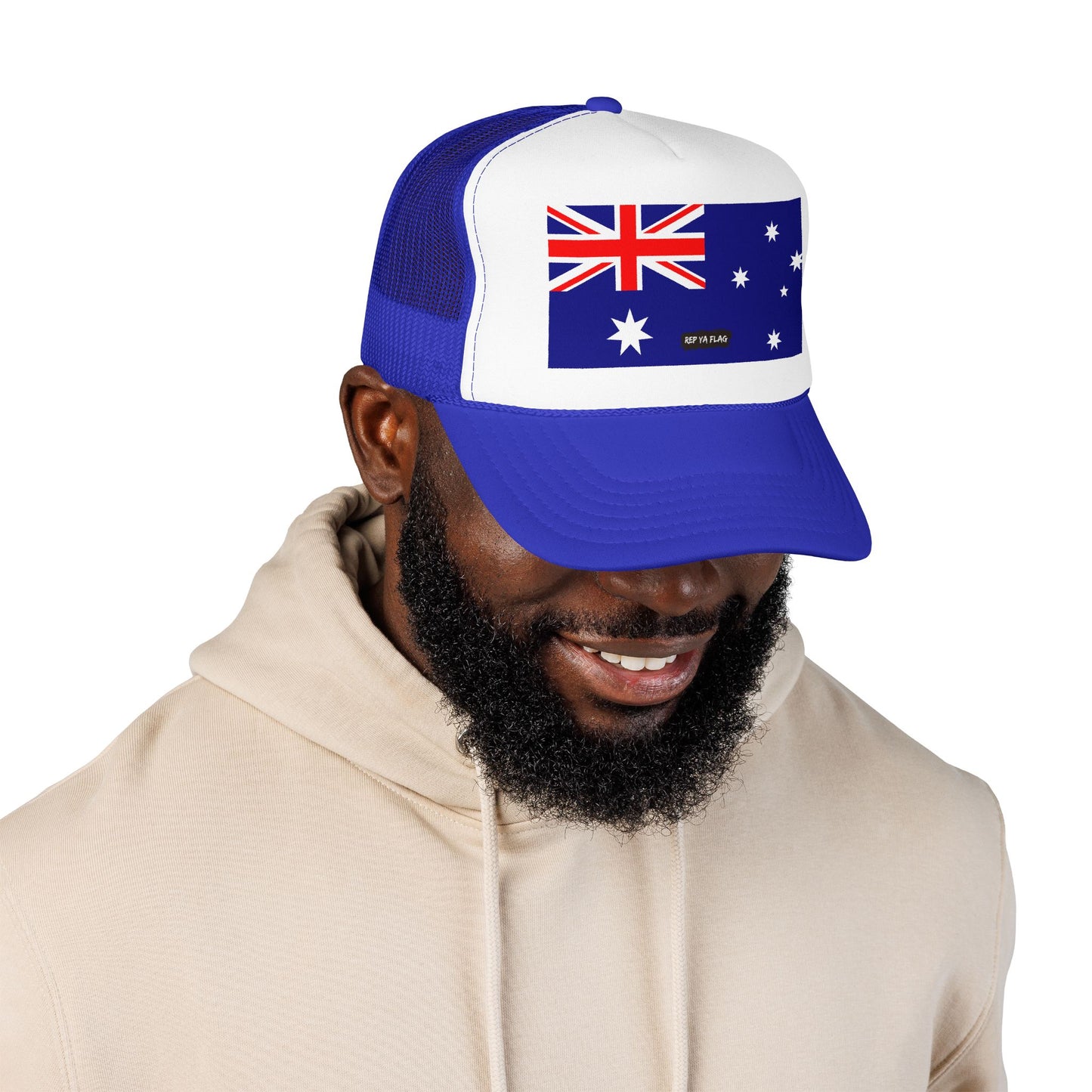 Australia Flag Foam Trucker Hat | Australian Pride Snapback Cap | Rep Ya Flag