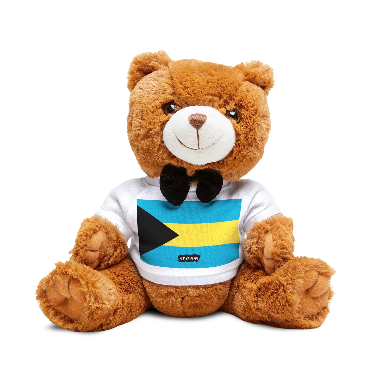 Bahamas Flag Teddy Bear | Bahamian Heritage Plush Gift | Rep Ya Flag