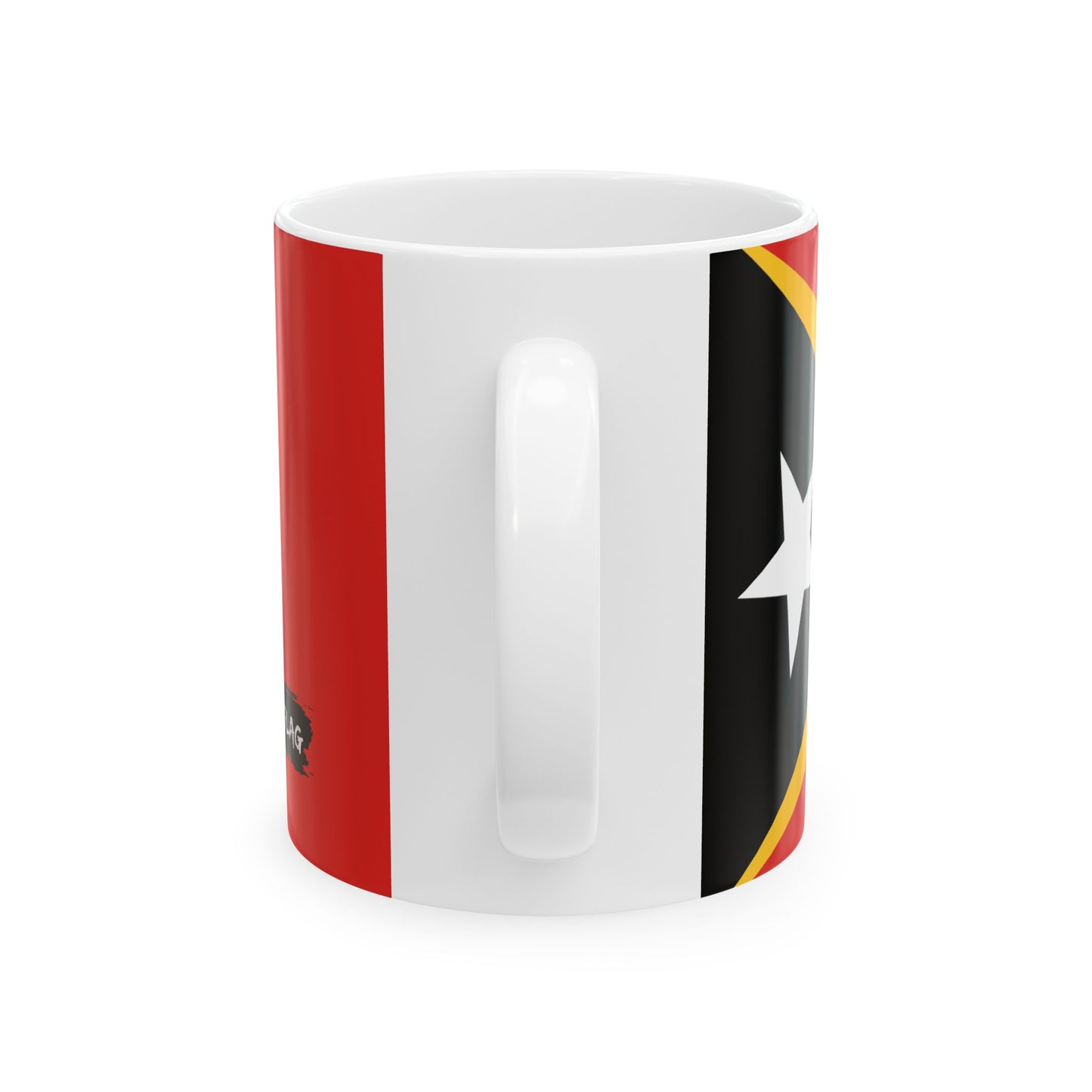 Timor-Leste Flag Coffee Tea Mug 11oz 15oz | Rep Ya Flag Ceramic Mug