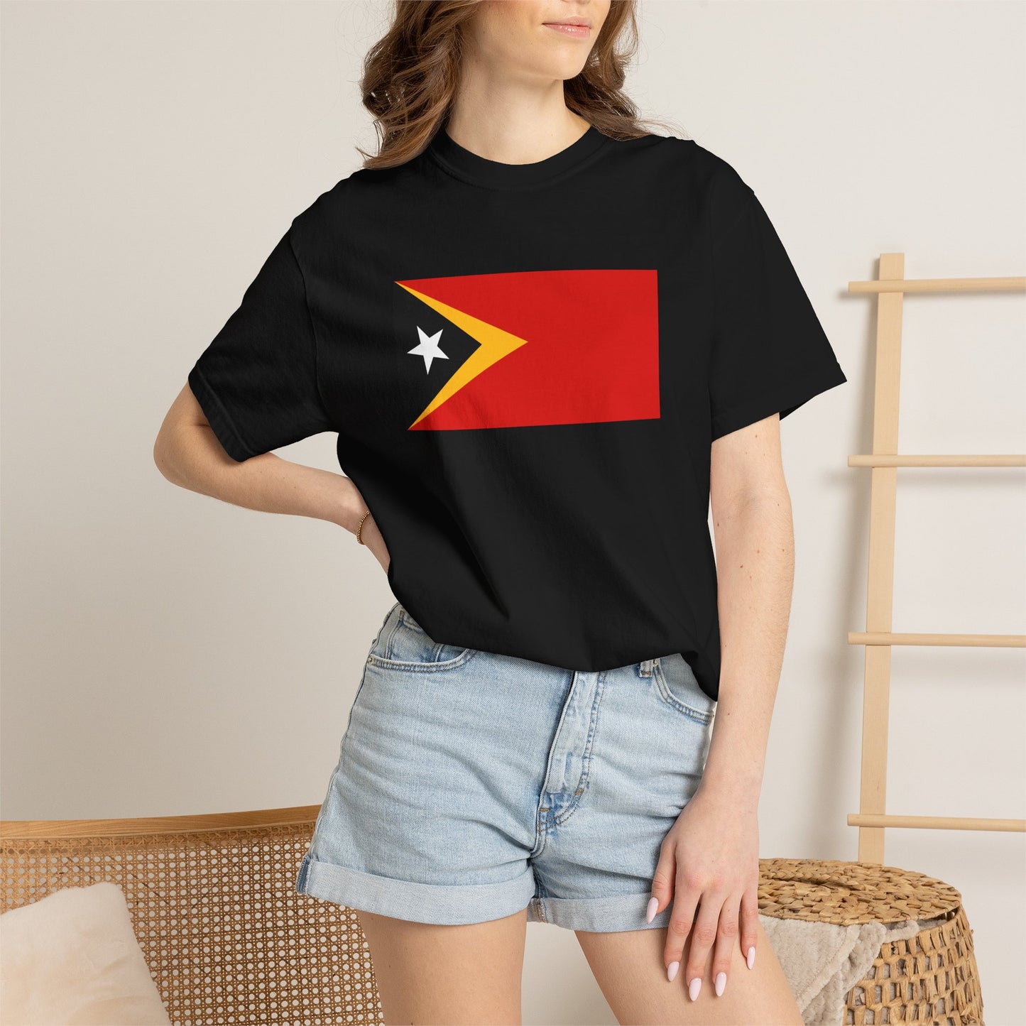 Timor-Leste Flag T Shirt | Timorese Heritage Shirt S–4XL | Rep Ya Flag
