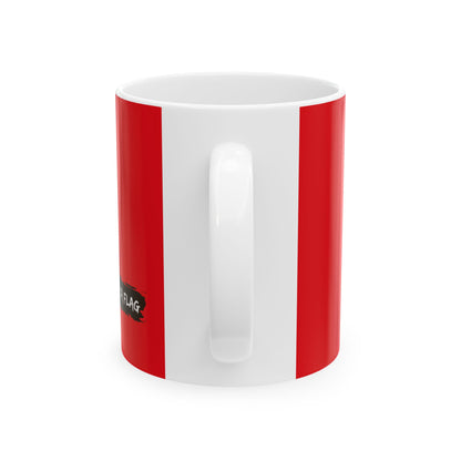 Turkey Flag Coffee Tea Mug 11oz 15oz | Rep Ya Flag Ceramic Mug