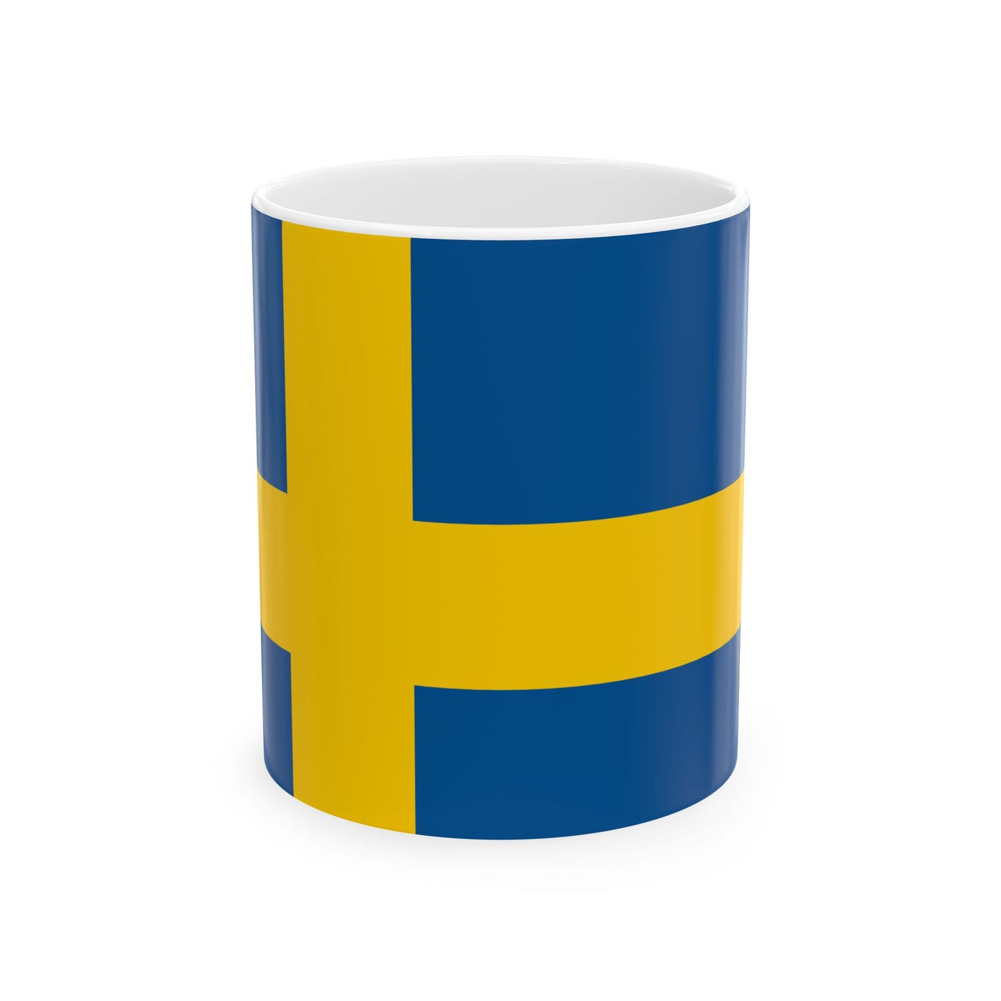 Sweden Flag Coffee Tea Mug 11oz 15oz | Rep Ya Flag Ceramic Mug