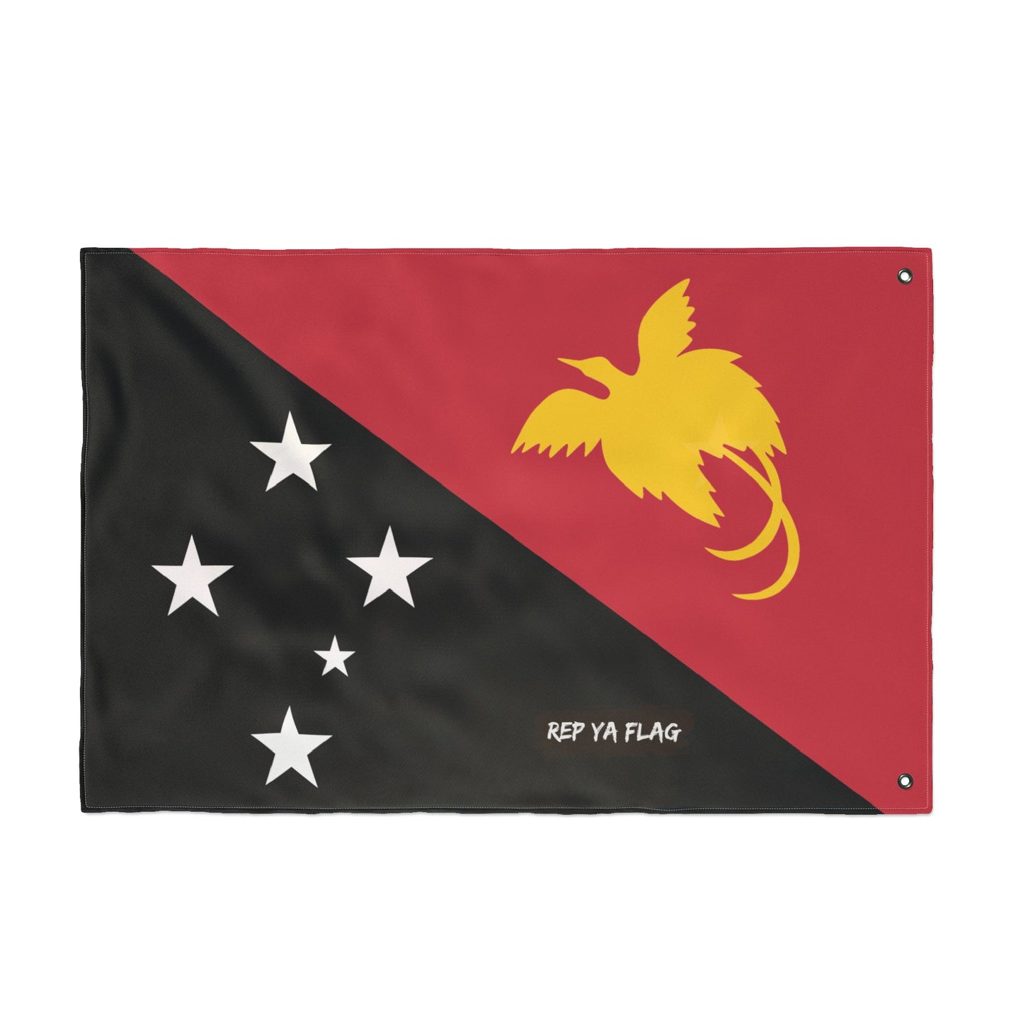 Papua New Guinea Flag Garden Banner | Double Sided Outdoor Flag | Rep Ya Flag