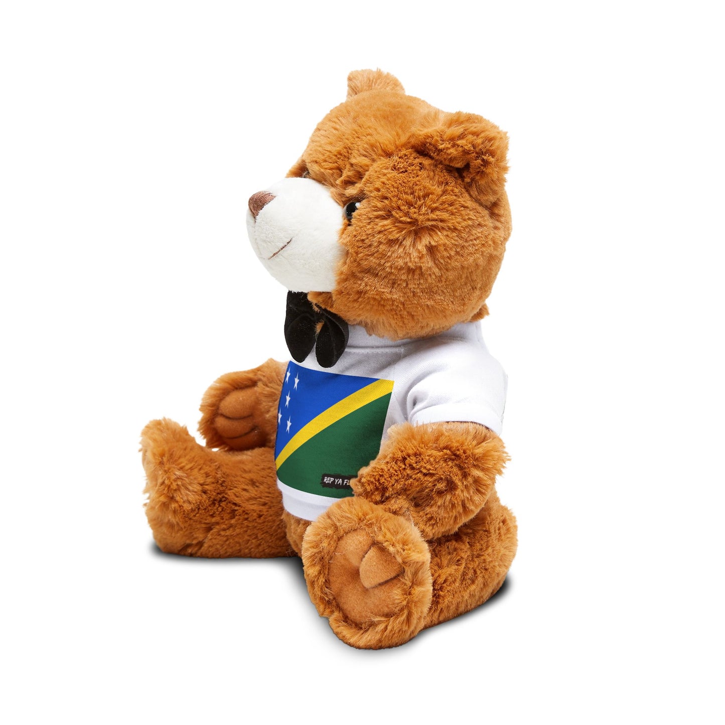 Solomon Islands Flag Teddy Bear | Solomon Islander Plush Gift | Heritage Bear | Cultural Keepsake | Baby Gift Stuffed Animal | Rep Ya Flag
