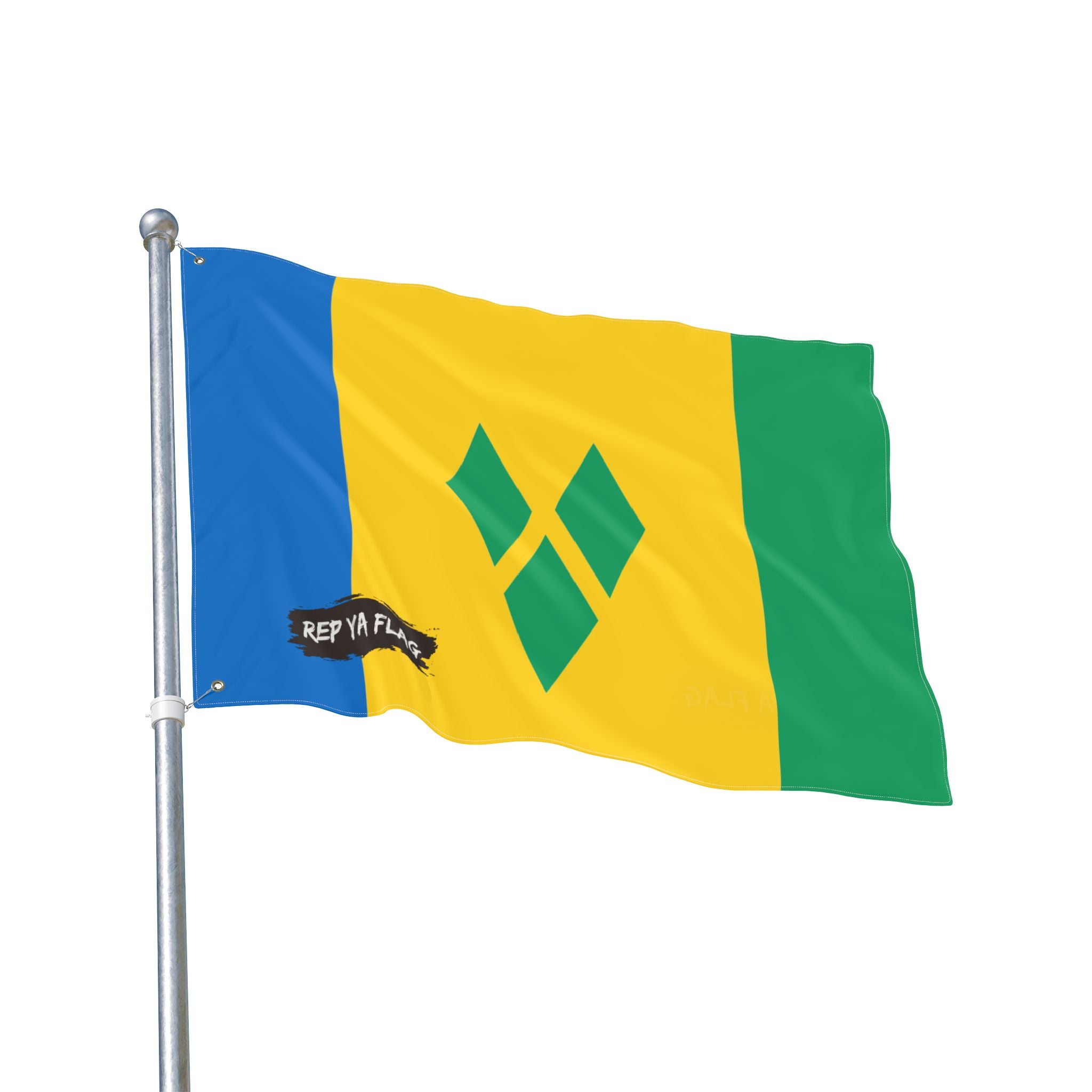 Saint Vincent and the Grenadines Flag Garden Banner | Double Sided Outdoor Flag | Rep Ya Flag