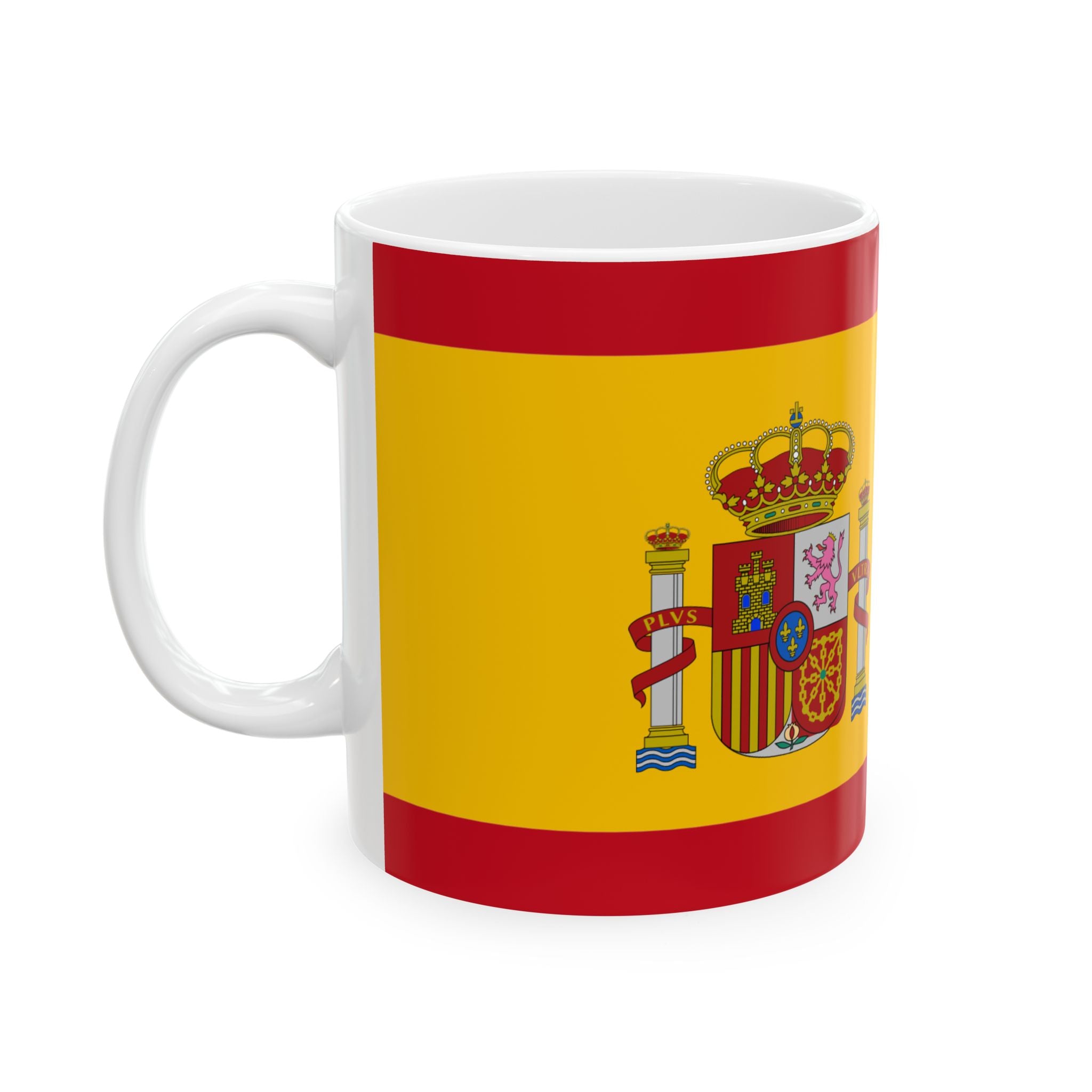 Spain Flag Coffee Tea Mug 11oz 15oz | Rep Ya Flag Ceramic Mug