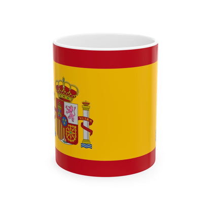 Spain Flag Coffee Tea Mug 11oz 15oz | Rep Ya Flag Ceramic Mug
