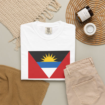 Antigua & Barbuda Flag T Shirt | Caribbean Heritage Shirt S-4XL | Rep Ya Flag