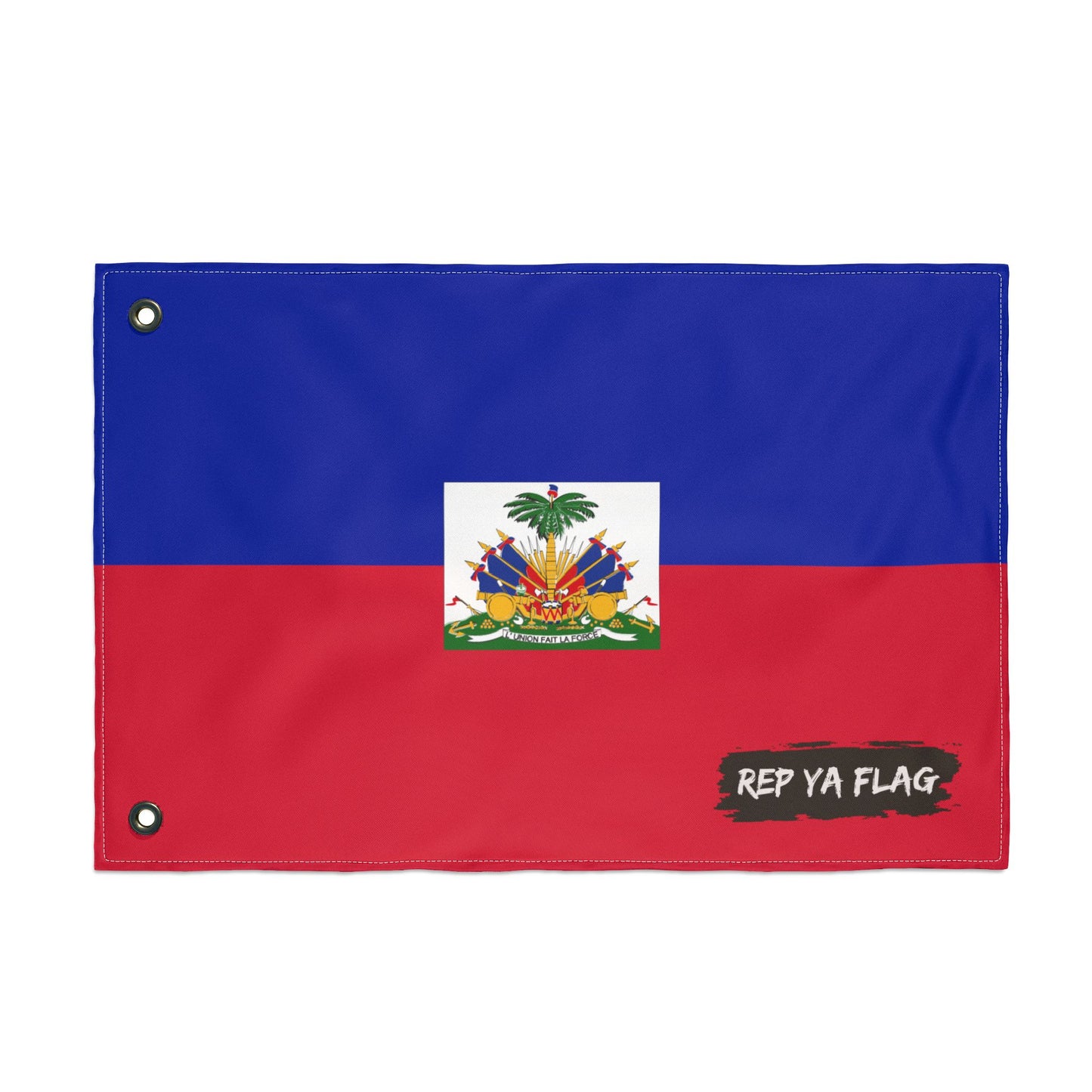 Haiti Flag Garden Banner | Double Sided Outdoor Flag | Rep Ya Flag