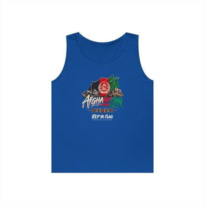 Afghanistan Flag Graphic Tank Top — 'Rep My Flag' Patriotic Design