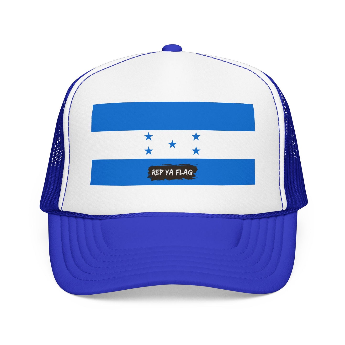 Honduras Flag Foam Trucker Hat | Honduran Pride Snapback Cap | Rep Ya Flag