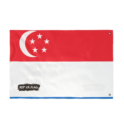 Singapore Flag Garden Banner | Double-Sided Outdoor Flag | Rep Ya Flag