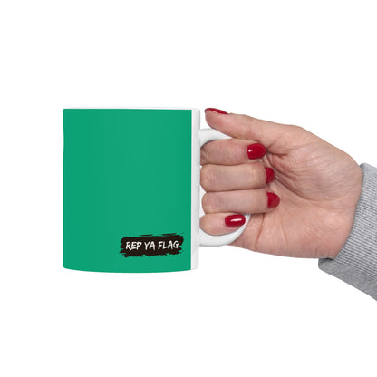 Turkmenistan Flag Coffee Tea Mug 11oz 15oz | Rep Ya Flag Ceramic Mug