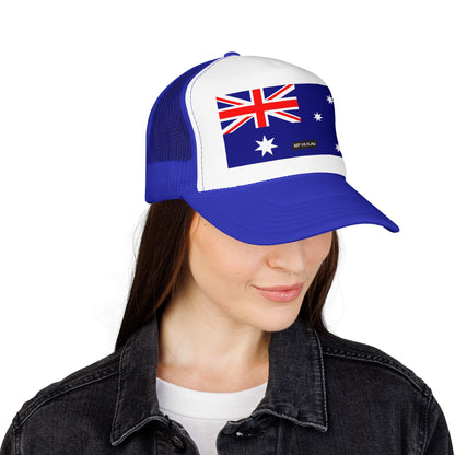 Australia Flag Foam Trucker Hat | Australian Pride Snapback Cap | Rep Ya Flag