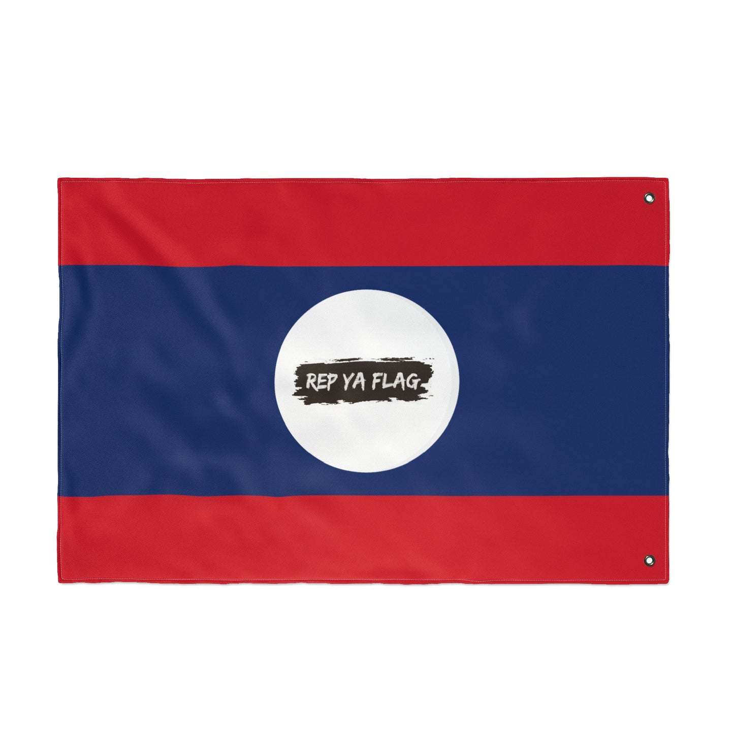 Laos Flag Garden Banner | Double Sided Outdoor Flag | Rep Ya Flag