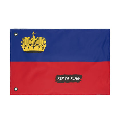 Liechtenstein Flag Garden Banner | Double Sided Outdoor Flag | Rep Ya Flag