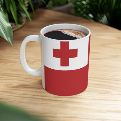 Tonga Flag Coffee Tea Mug 11oz 15oz | Rep Ya Flag Ceramic Mug