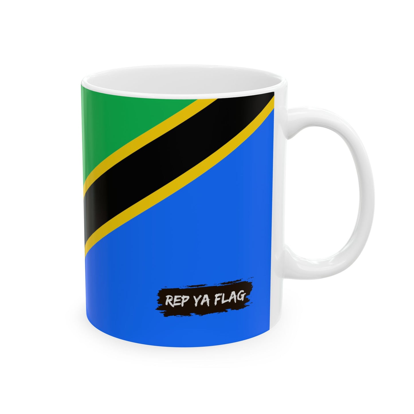 Tanzania Flag Coffee Tea Mug 11oz 15oz | Rep Ya Flag Ceramic Mug
