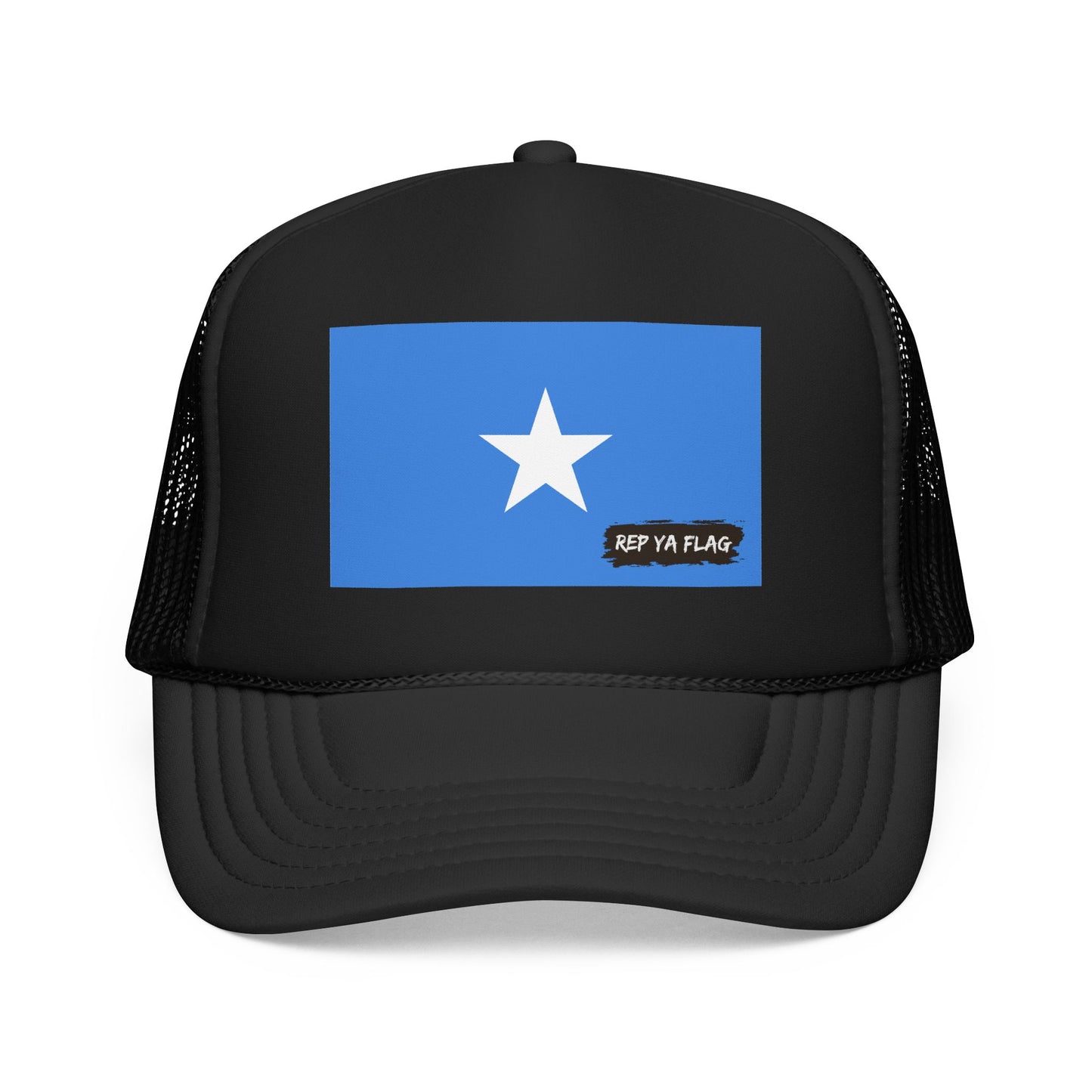 Somalia Flag Foam Trucker Hat | Somali Heritage Snapback Cap | Rep Ya Flag