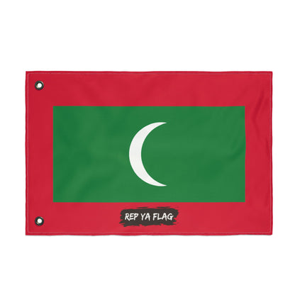 Maldives Flag Garden Banner | Double Sided Outdoor Flag | Rep Ya Flag