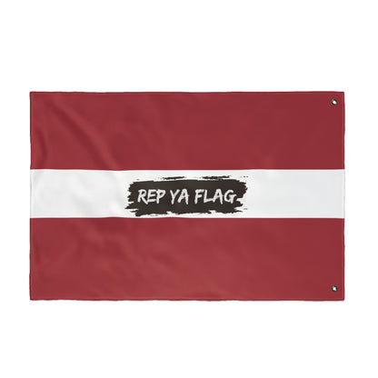 Latvia Flag Garden Banner | Double Sided Outdoor Flag | Rep Ya Flag