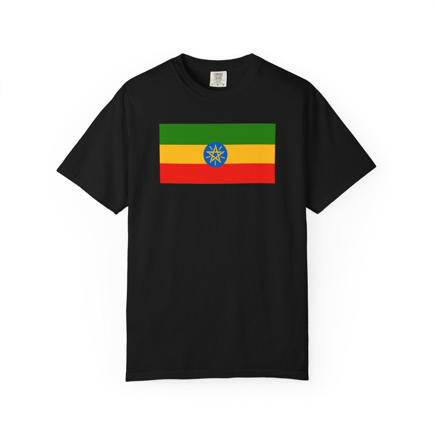 Ethiopia Flag T Shirt | Ethiopian Heritage Shirt S–4XL | Rep Ya Flag