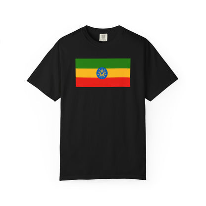Ethiopia Flag T Shirt | Ethiopian Heritage Shirt S–4XL | Rep Ya Flag