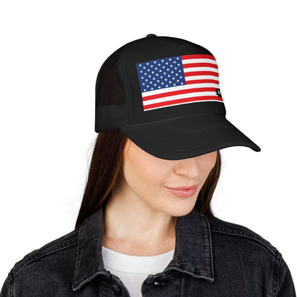 United States of America USA Flag Foam Trucker Hat | Rep Ya Flag design