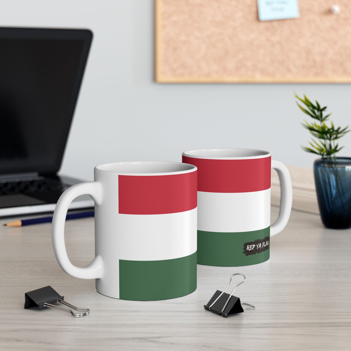 Hungary Flag Coffee Tea Mug 11oz 15oz | Rep Ya Flag Ceramic Mug