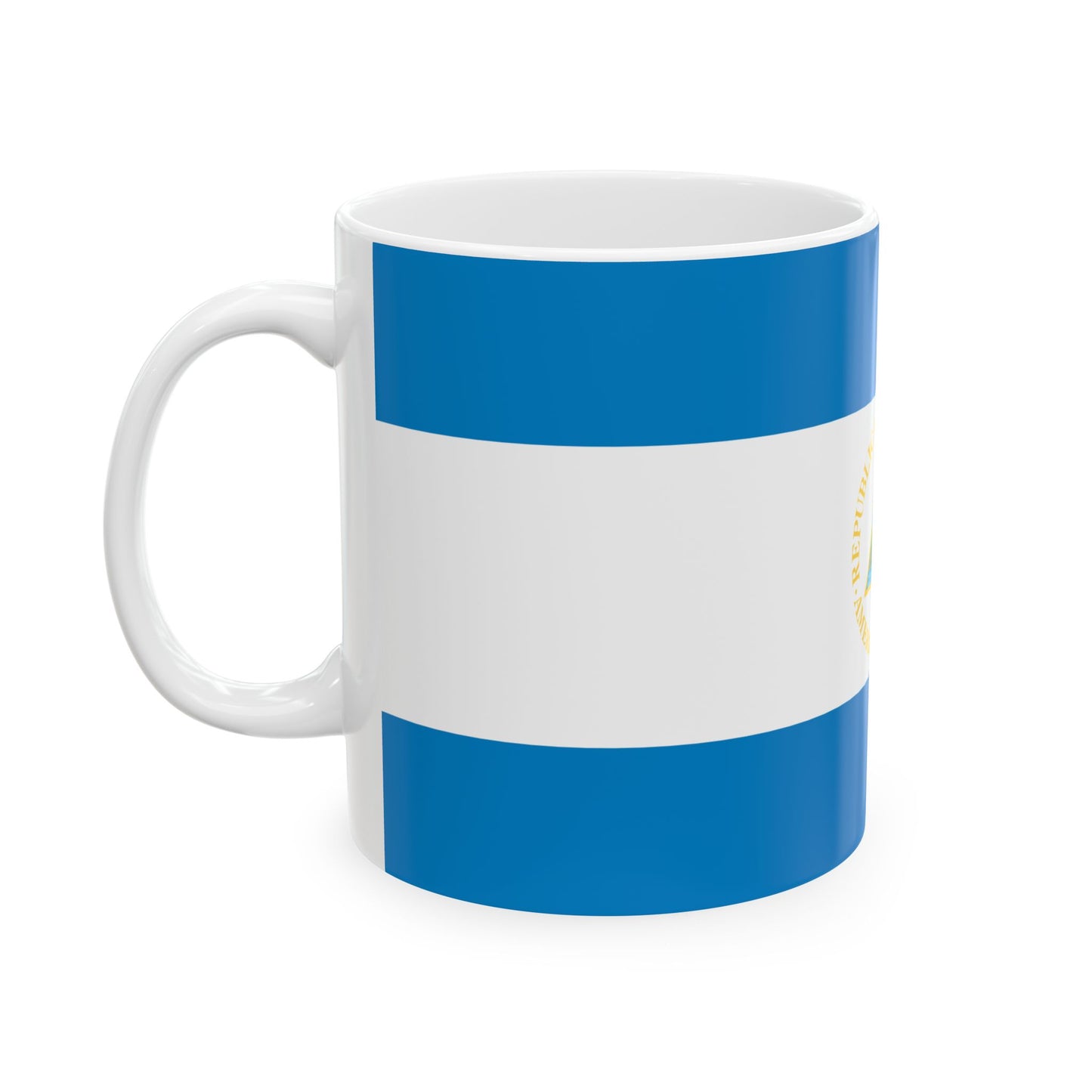 Nicaragua Flag Coffee Tea Mug 11oz 15oz | Rep Ya Flag Ceramic Mug