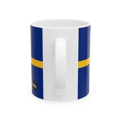 Nauru Flag Coffee Tea Mug 11oz 15oz | Rep Ya Flag Ceramic Mug