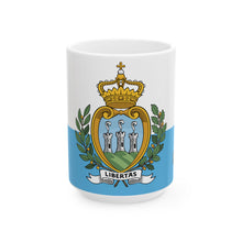 San Marino Flag Coffee Tea Mug 11oz 15oz | Rep Ya Flag Ceramic Mug