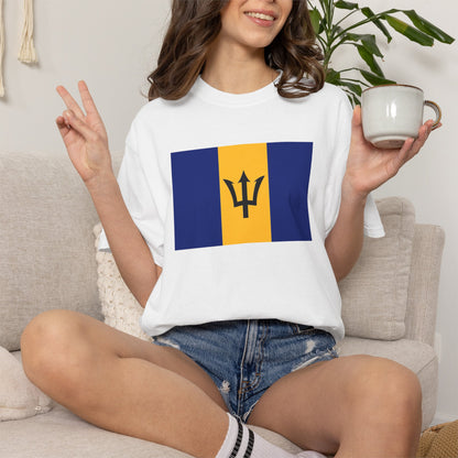 Barbados Flag T Shirt | Barbadian Heritage Shirt S-4XL | Rep Ya Flag