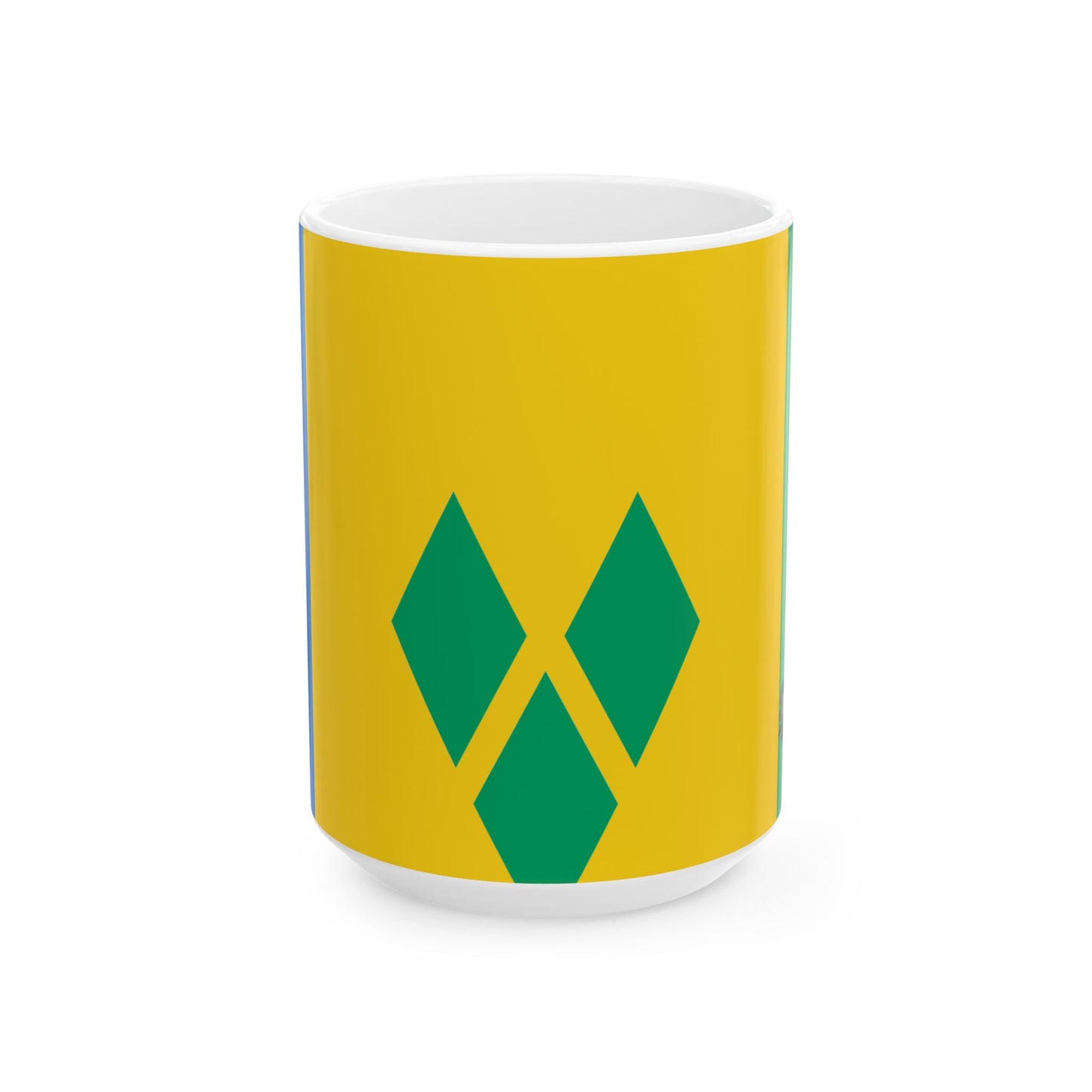 Saint Vincent and the Grenadines Flag Coffee Tea Mug 11oz 15oz | Rep Ya Flag Ceramic Mug