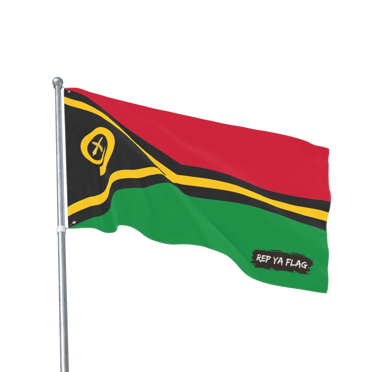 Vanuatu Flag Double Sided Flag, Outdoor Garden Banner | Country Flag