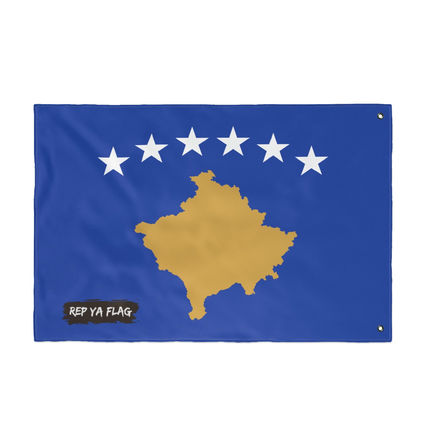Kosovo Flag Garden Banner | Double Sided Outdoor Flag | Rep Ya Flag