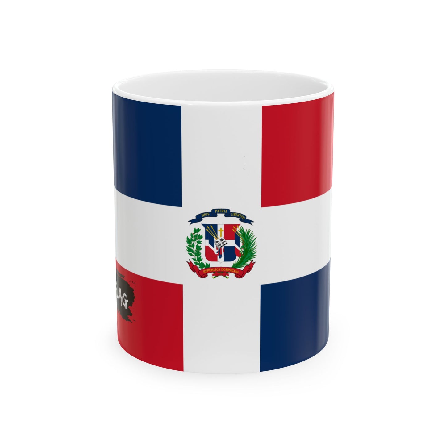 Dominican Republic Flag Coffee Tea Mug 11oz 15oz | Rep Ya Flag Ceramic Mug